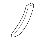 3B086717292Y - Body: Pull Handle Cover for Volkswagen: Passat Image