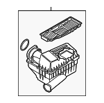 1K0129607AS - : Air Cleaner Assembly for Volkswagen Image