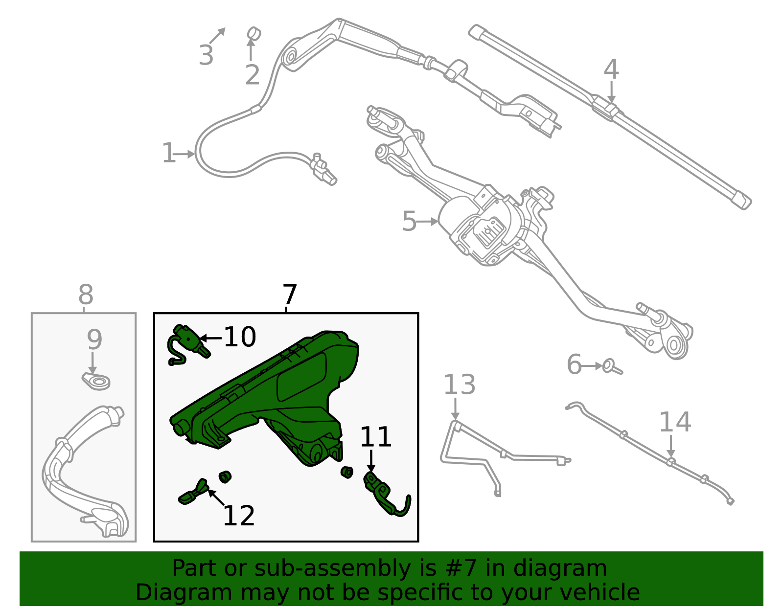 5372178 Genuine Washer Reservoir for 2020-2023 Land Rover | Land Rover Part ...