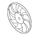 1355A264 - Cooling System: Fan Blade for Mitsubishi Image