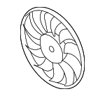 1355A266 - Cooling System: Fan Blade for Mitsubishi Image