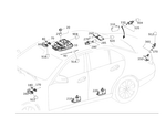 2048202201 - Electrical System: Interior Lamp for Mercedes-Benz Image