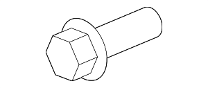 PAF911296 - Electrical: Starter Mount Bolt for Porsche Image