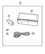 4595829AA - Mopar Accessories - Component Parts: Cd Changer Adaptor for Mopar Image
