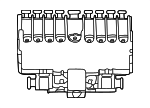 223540844464 - Electrical: Fuse &amp; Relay Box for Mercedes-Benz Image