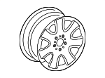 2084010902 - Suspension: Wheel, Alloy for Mercedes-Benz Image