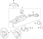 997347804A4N25 - Steering: Steering Wheel for Porsche: Boxster Image