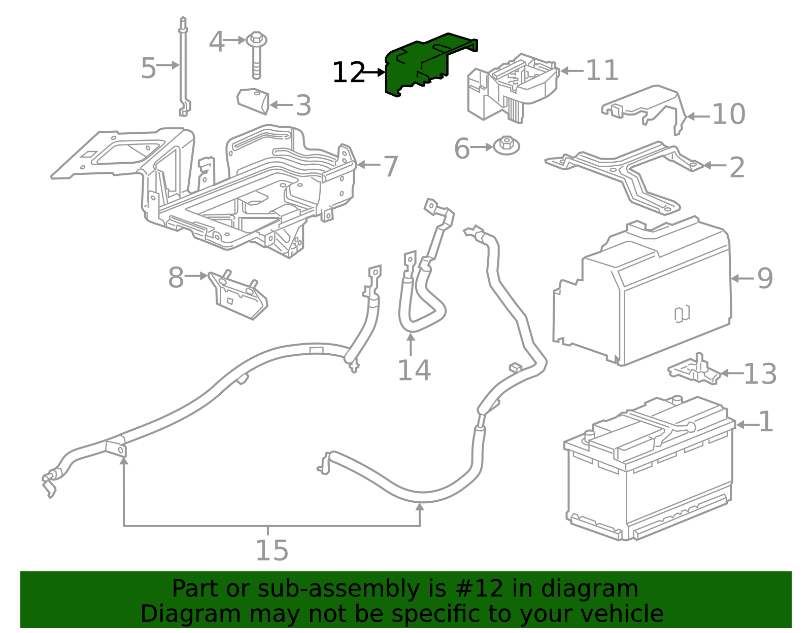 2024-2026 GM Junction Block Cover 42826324 GM | GMPartsDirect.com