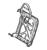 971885046D - Body: Seat Back Frame for Porsche Image