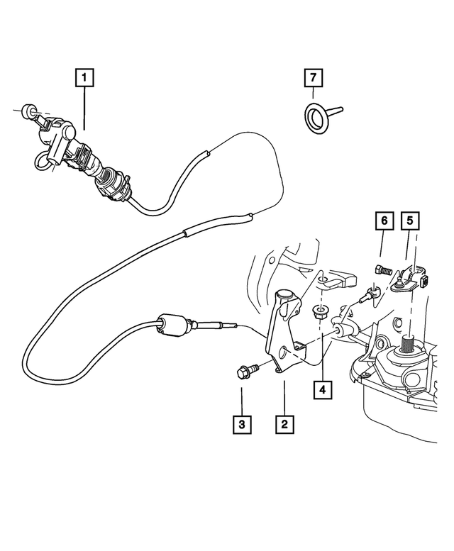 6036611AA - 48RE; 4-Speed; Automatic Transmission: Bolt for Mopar Image