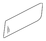 833401PB0A - Body: Side Glass for Nissan: NV1500, NV2500, NV3500 Image