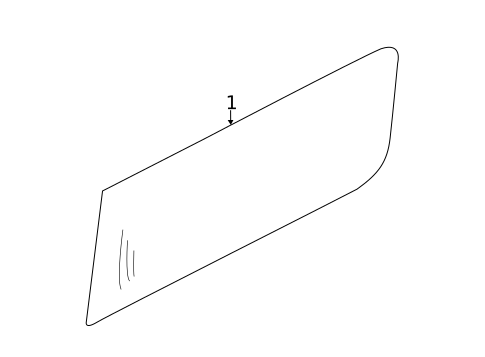 Glass - Side Panel for 2016 Nissan NV2500 #1