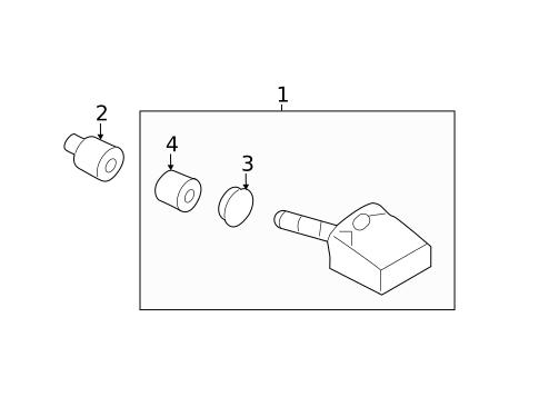 Tire Pressure Monitor Components for 2014 Nissan Pathfinder #0