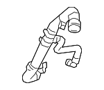 LR140837 - : 2021-2024 Land Rover Range Rover Velar - Lower Hose for Land Rover: Range Rover Velar Image