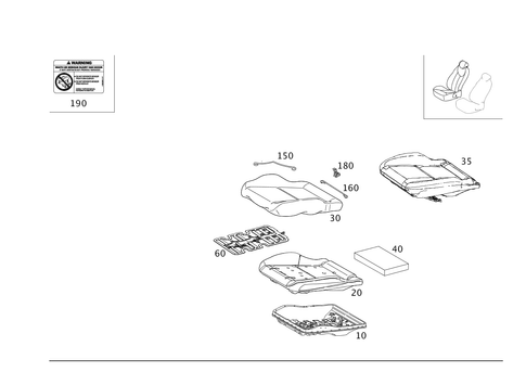 Right Seat for 2012 Mercedes-Benz GLK350 #0