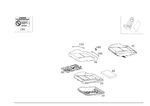 2049105903 - Driver Seat: Padding, Frt. Seat Cush for Mercedes-Benz Image