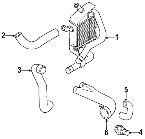 Intercooler for 1994 Mitsubishi 3000GT #0