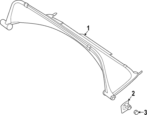 Air Deflector for 2024 Mercedes-Benz SL55 AMG #0