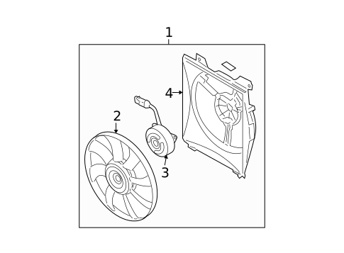Condenser Fan for 2011 Hyundai Accent #0
