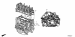 10002RX0A01 - Engine: GENERAL ASSY., CYLINDER BLOCK (DOT) for Honda Image
