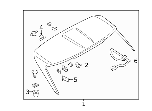 Spoiler for 2018 Lincoln MKX #0