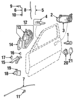 90541908 - Body: Cylinder &amp; Keys for Cadillac: Catera Image