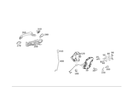 Locking System for 2006 Mercedes-Benz CLS500 #0