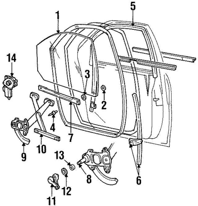 WLM65RM - : Remanufactured Motor Assembly Window Operating for Ford: Windstar Image