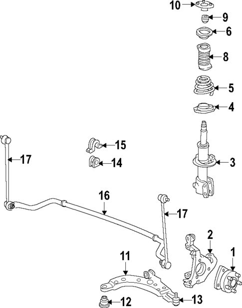 Suspension Components for 2004 Pontiac Grand Prix #1