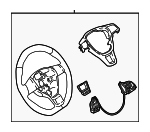 2GJ419089BC81U - : Steering Wheel for Volkswagen: Jetta, Tiguan Image