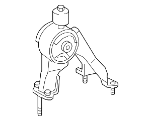 123710T260 - Engine: Engine Mount (Rear) for Toyota: Corolla Image