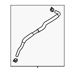 FZM1199LXA - Cooling System: Inlet Hose for Mazda: 3, 6, CX-3, CX-5, CX-50 Image