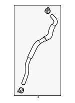 FZM1199LYA - Cooling System: Outlet Hose for Mazda: 3, 6, CX-3, CX-5, CX-50 Image