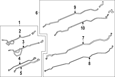 Rear AC Lines for 2024 Toyota Grand Highlander #0