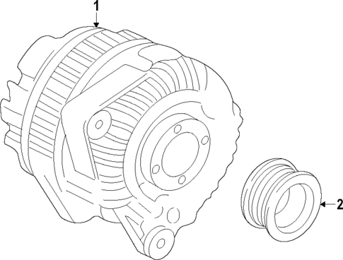 Alternator for 2014 Porsche Cayman #3
