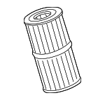 6D115562 - Engine: Oil Filter for Volkswagen: Beetle, Eos, Golf, Golf R, GTI, Jetta, Passat, Rabbit Image