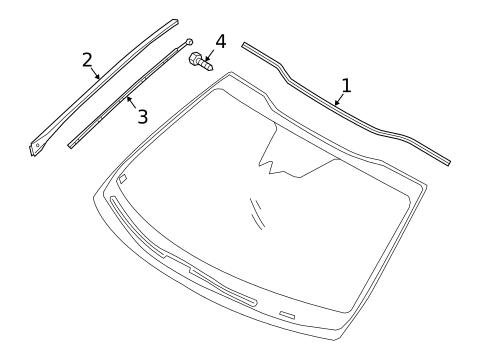 Reveal Moldings for 2016 Kia Optima #0