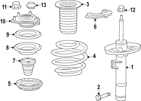 Struts & Components for 2025 Honda Civic #0