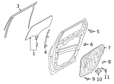 Fender & Components for 2023 Hyundai Palisade #2