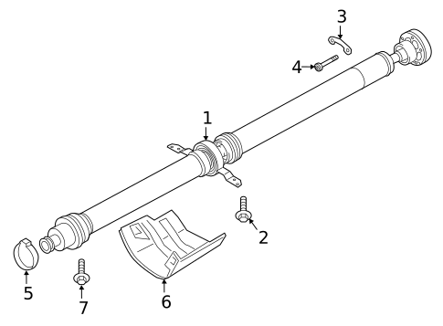 Drive Shaft for 2025 Porsche Macan #0