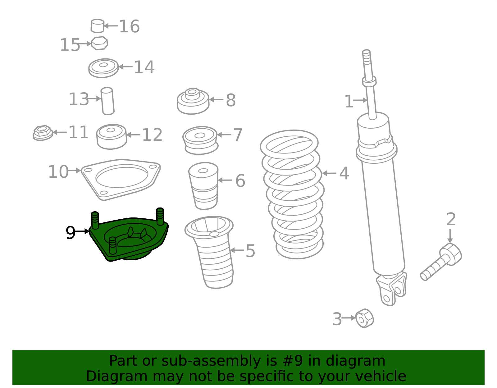 N243-34-340 - Upper Mount 2016-2025 Mazda MX-5 Miata | Mazda-Parts