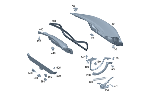 Trunk Lid for 2023 Mercedes-Benz EQE 350+ #0