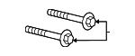 W719044S442 - HVAC: Bracket Bolt for Ford: Bronco Sport, Escape, Maverick | Lincoln: Corsair Image