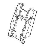 792850E070 - : Seat Back Pad for Lexus: TX350, TX500h, TX550h+ Image
