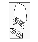 719700E380E2 - Body: Headrest for Lexus: TX350, TX500h, TX550h+ Image
