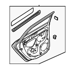 8V5833051C - Body: Door Shell for Audi Image