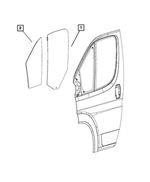 68550394AA - Glass: Quarter Window Glass, Right for Mopar Image