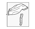 8721260270 - Body: Lower Duct for Toyota: Land Cruiser Image
