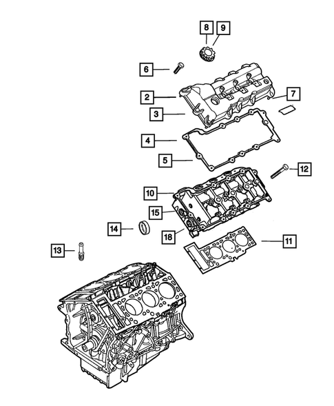 Cylinder Head for 2006 Chrysler Sebring #0