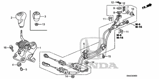 Shift Lever for 2010 Honda Civic #0